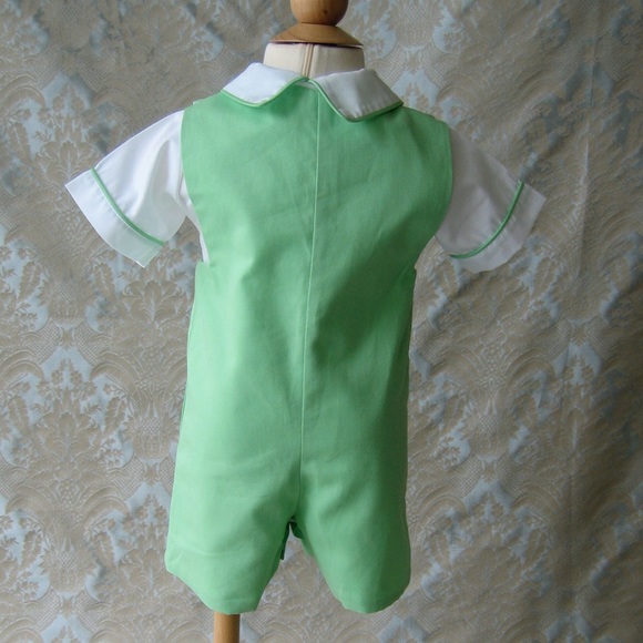 Spring, Summer,  Easter Smocked 2 Outfits! Boys - Picture 3 of 6